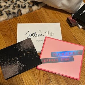 X2 Jaclyn Hill and x1 Morphe x Jeffree Star eyeshadow Palette Set
